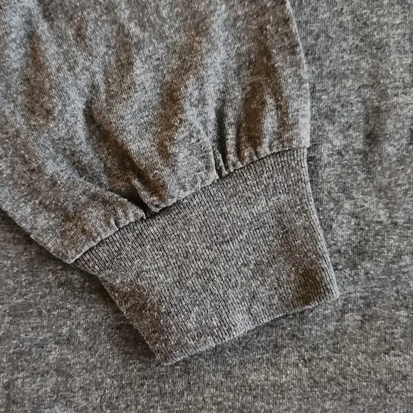 Comfortable Men's Jerzee's Long Sleeved T- Shirt, Gray, XL - Picture 3 of 3